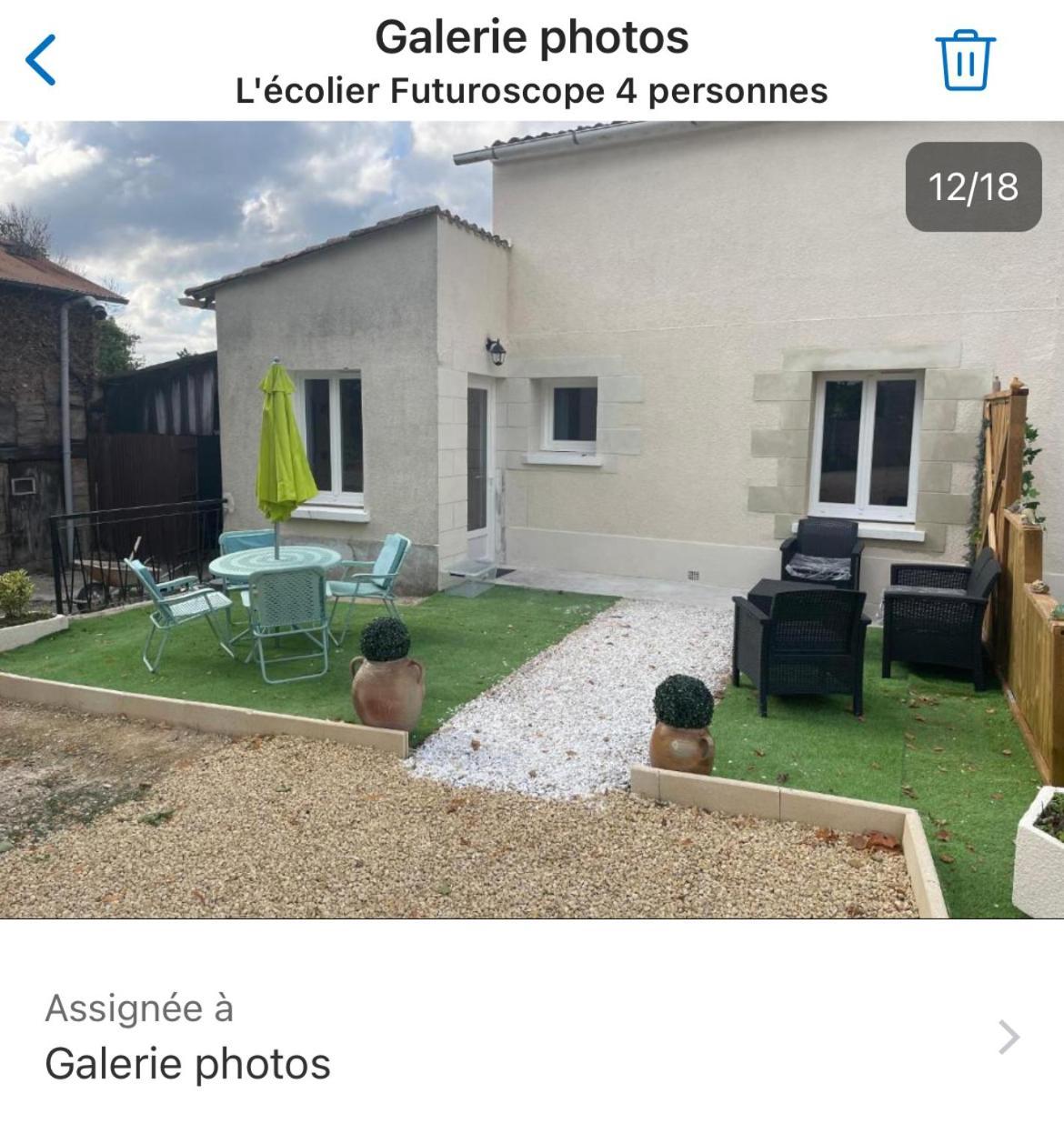 Apartamento L'Ecolier Futuroscope 4 Personnes Beaumont  Exterior foto